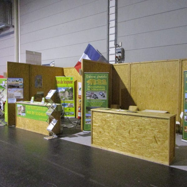 OSB-Wand für Standbau (Miete)