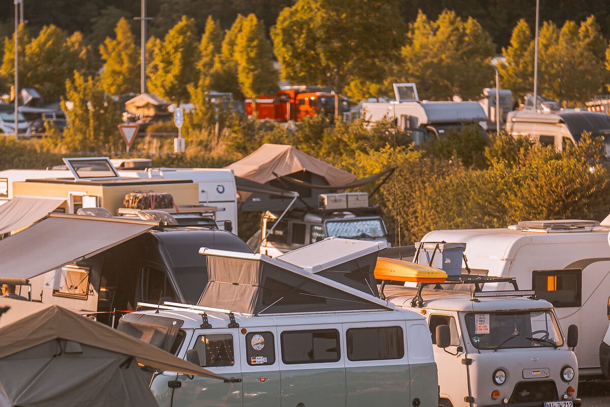 Buchanka auf dem Campingplatz