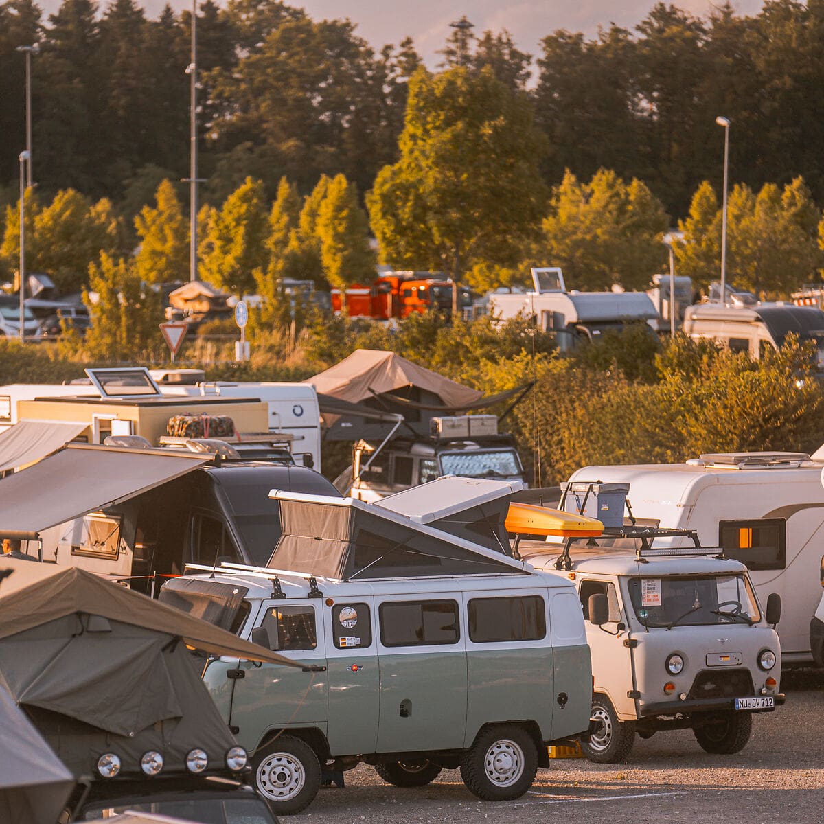 Buchankas auf der Camp Area der Adventure Southside