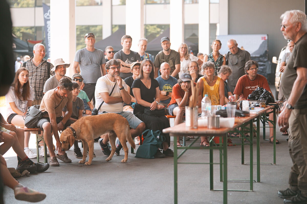 Tony Lennartz macht einen Workshop in Friedrichshafen