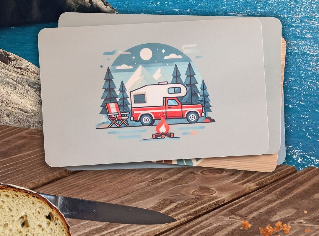 Frühstücksbrett für Camper