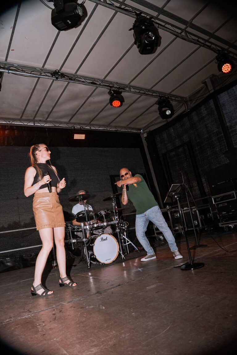 Bühne auf der Camp Area